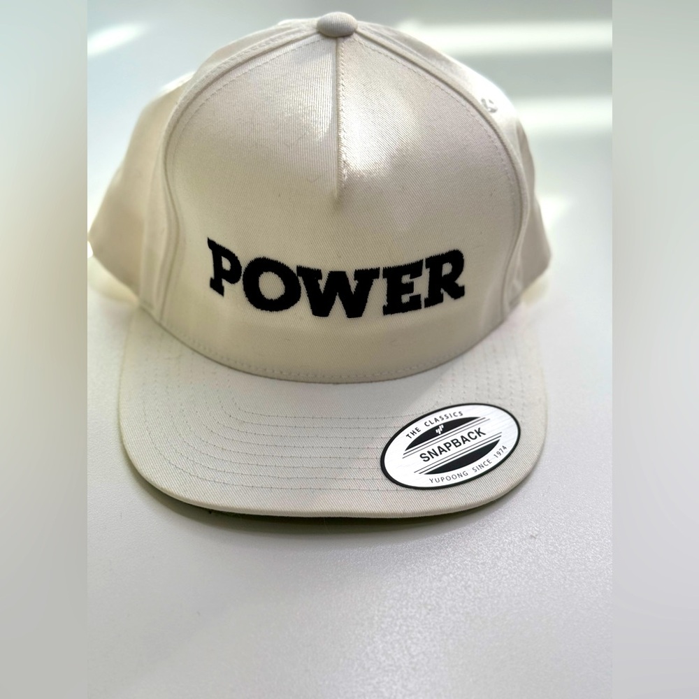 White POWER Trucker Cap